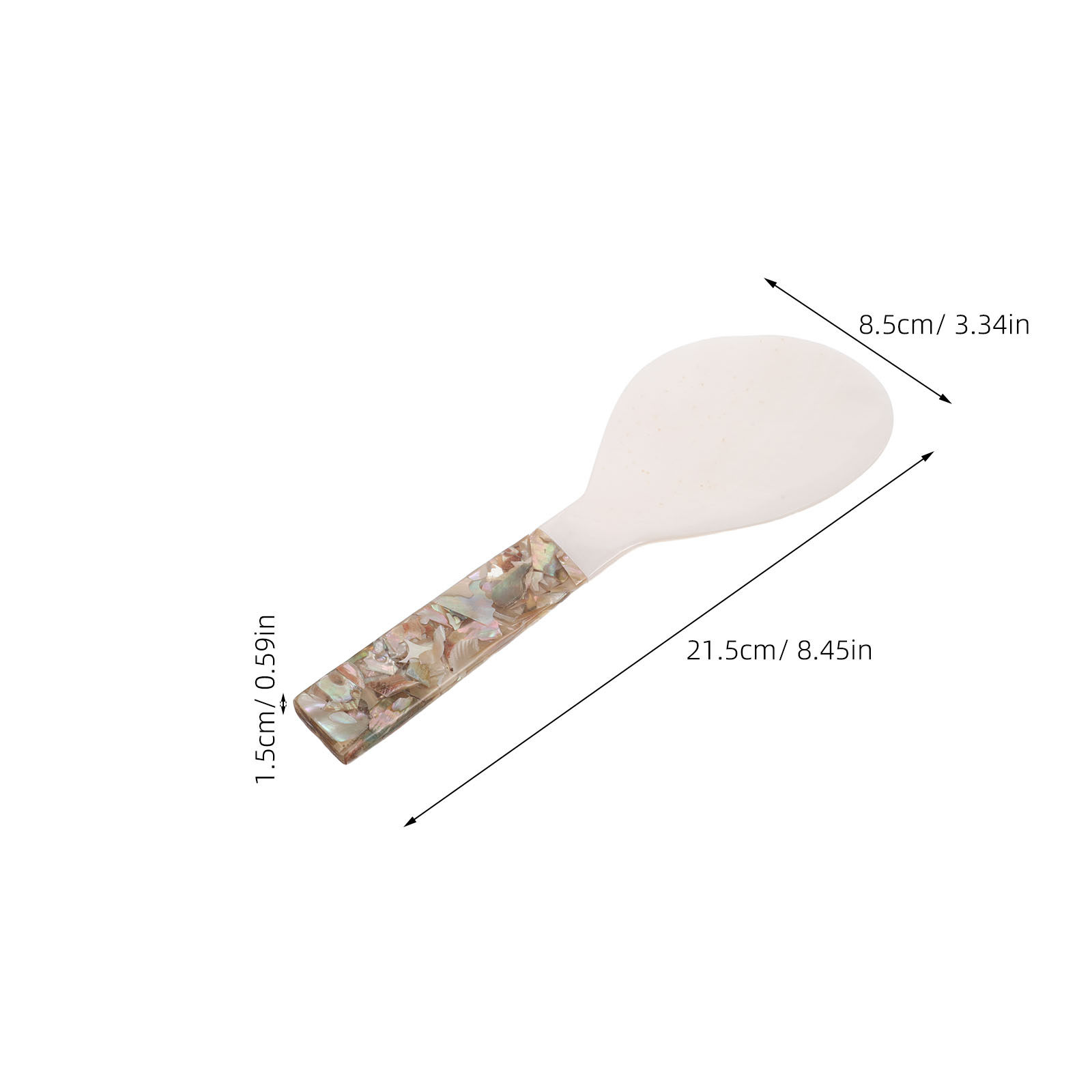 Shell-Inspired Rice Paddle Non - Meal Prep Rice 评论和价格