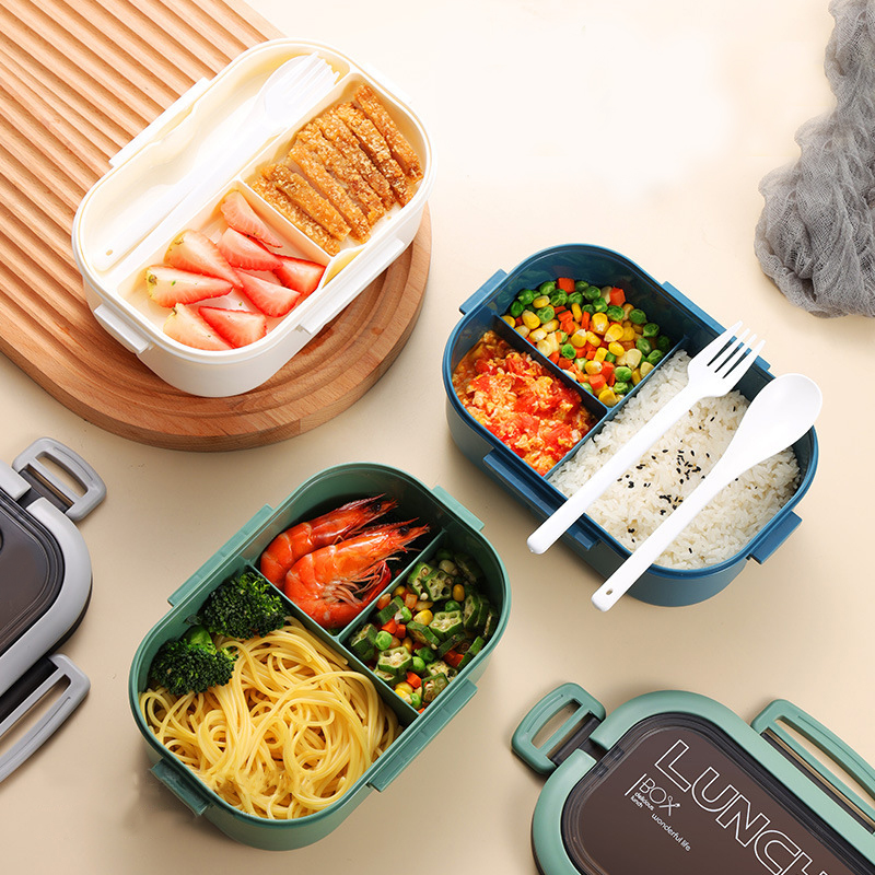 Single Double-layer Lunch Box  - Meal Prep Box 评论和价格