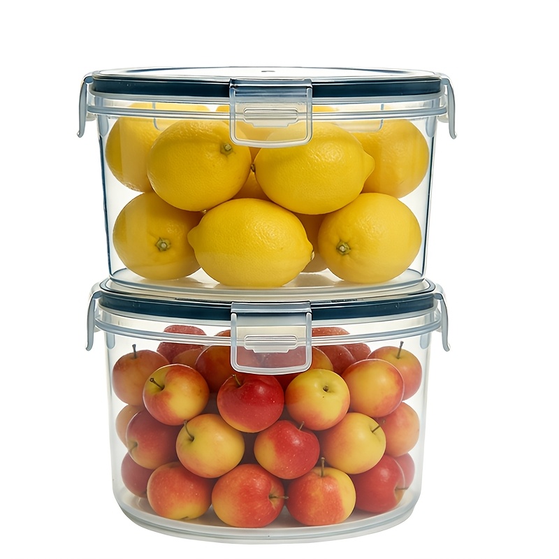 2/4/6/8 Pcs Round fresh-keepin - Meal Preparation 评论和价格