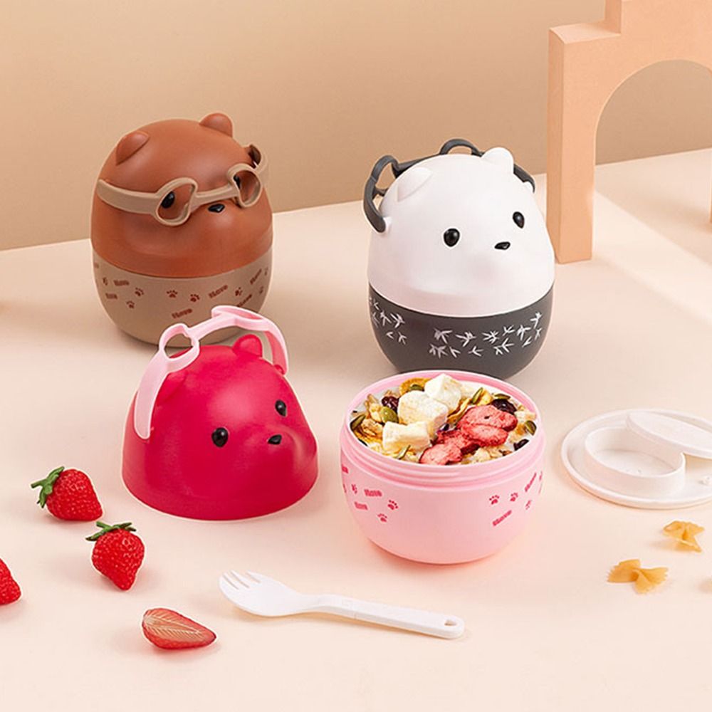 1Pcs New Eyeglass Bear Thermal - Meal Prep Box 评论和价格