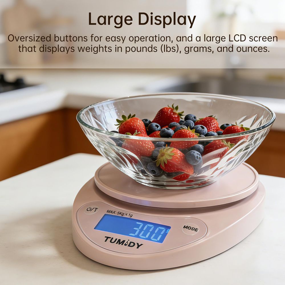 Compact Digital Kitchen Scale  - Meal Prep For Weight Loss 评论和价格