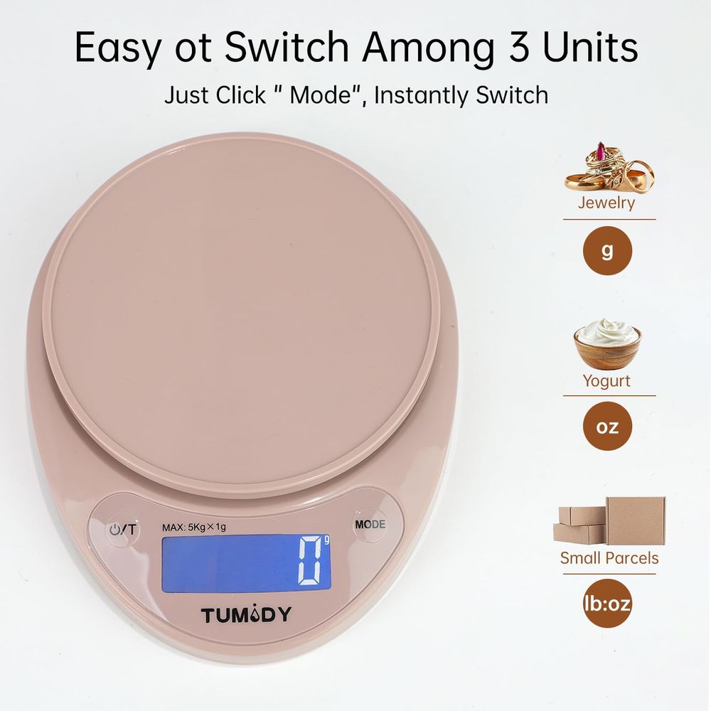Compact Digital Kitchen Scale  - Meal Prep For Weight Loss 评论和价格