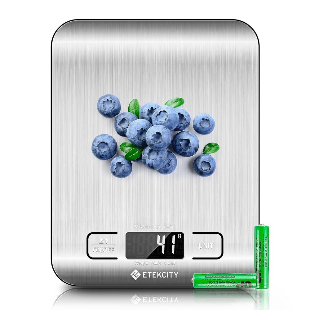 Digital Kitchen Scale with LCD - Meal Prep For Weight Loss 评论和价格