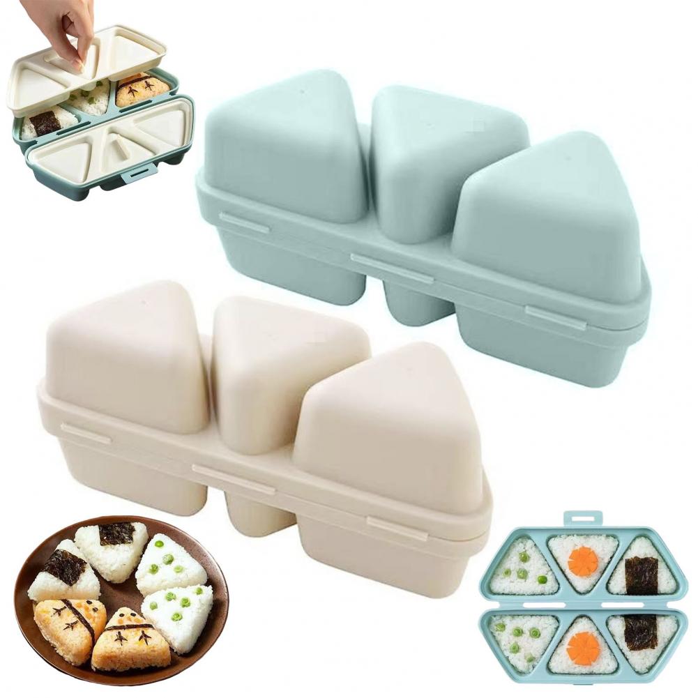 6-Cavity Triangle Onigiri Mold - Meal Prep Rice 评论和价格