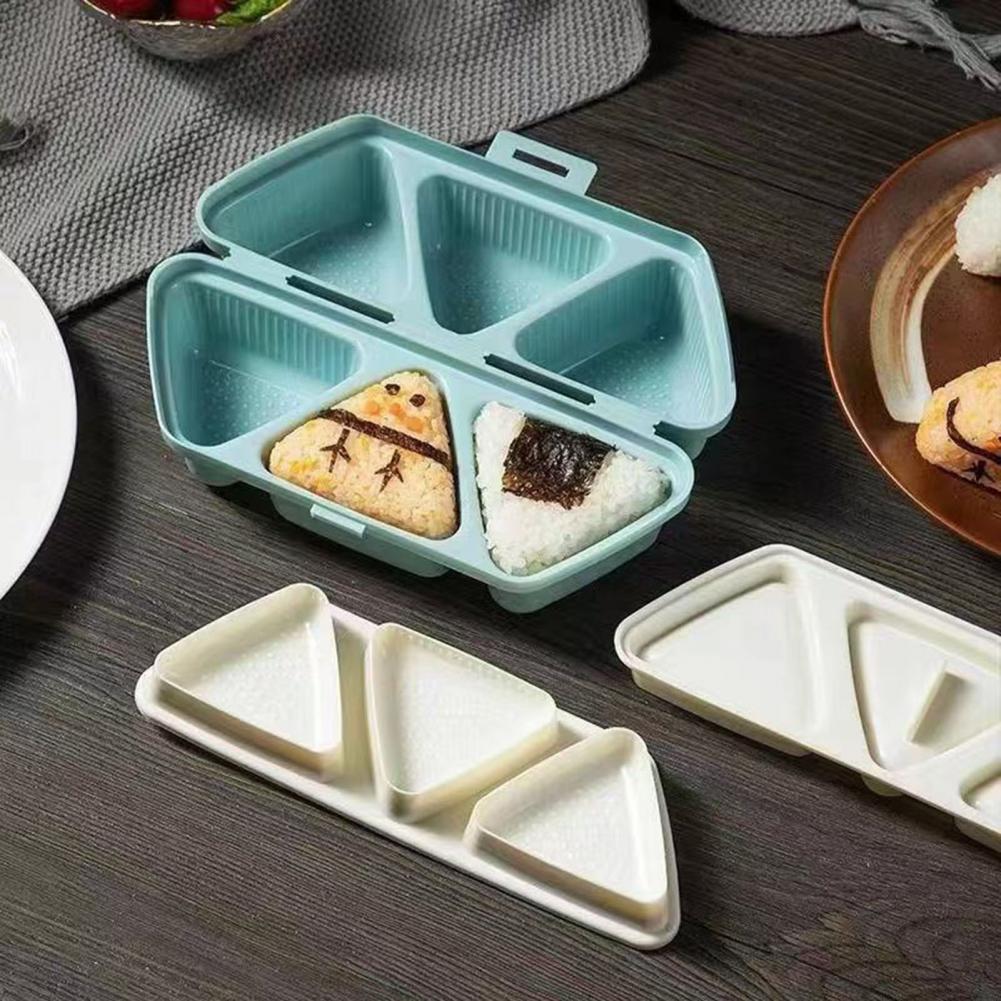 6-Cavity Triangle Onigiri Mold - Meal Prep Rice 评论和价格