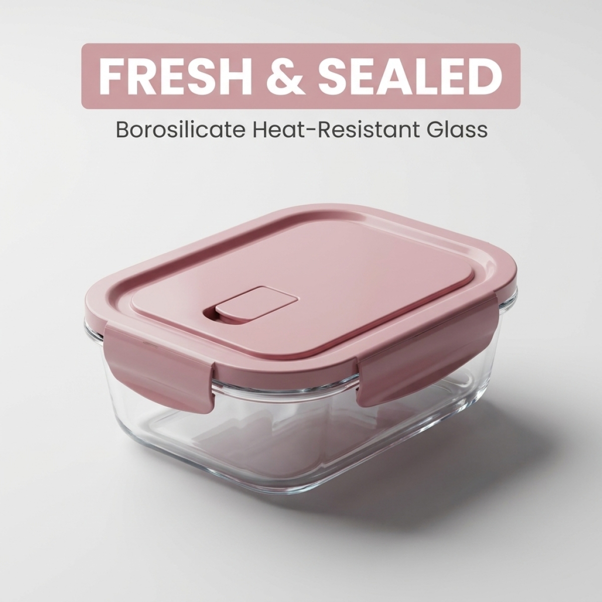 Pink-High Borosilicate Glass B - Meal Prep Healthy 评论和价格