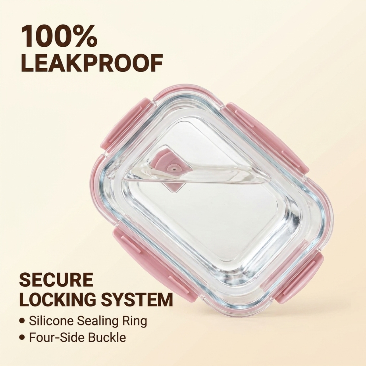 Pink-High Borosilicate Glass B - Meal Prep Healthy 评论和价格
