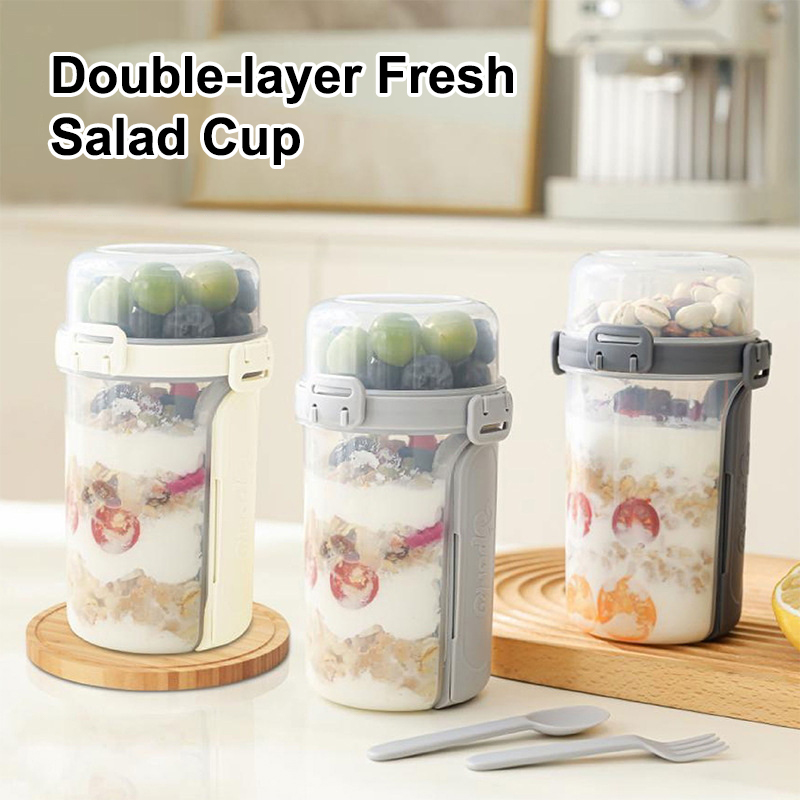 600ML Breakfast Double Cup Set - Meal Preparation 评论和价格