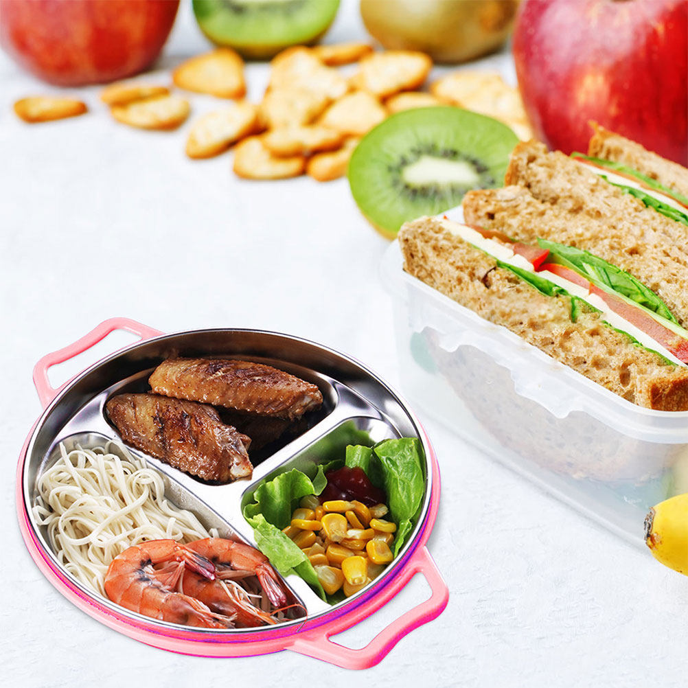 Compartment Food Plate Stainle - Meal Prep For Weight Loss 评论和价格